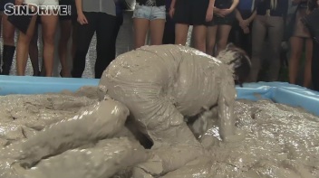 Muddy Wrestling: Pornstar Power - Nathaly Cherie vs. Vanessa Screencap 29 on www.sinx.com