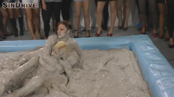 Muddy Wrestling: Pornstar Power - Nathaly Cherie vs. Vanessa Screencap 30 on www.sinx.com