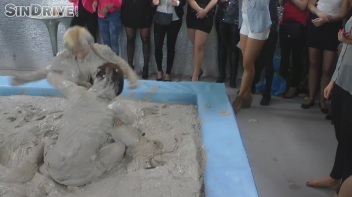 Muddy Wrestling: Pornstar Power - Nathaly Cherie vs. Vanessa Screencap 44 on www.sinx.com