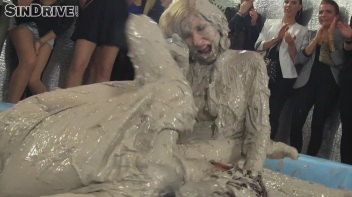 Muddy Wrestling: Pornstar Power - Nathaly Cherie vs. Vanessa Screencap 55 on www.sinx.com