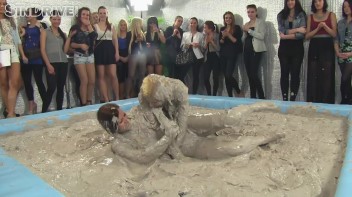Muddy Wrestling: Pornstar Power - Nathaly Cherie vs. Vanessa Screencap 56 on www.sinx.com