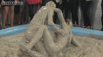 Muddy Wrestling: Pornstar Power - Nathaly Cherie vs. Vanessa Screencap 59 on www.sinx.com