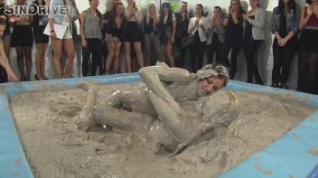 Muddy Wrestling: Pornstar Power - Nathaly Cherie vs. Vanessa Screencap 79 on www.sinx.com