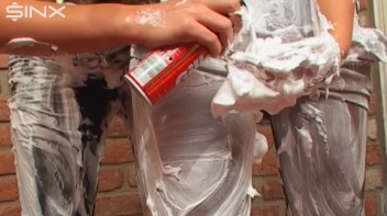 Wet And Messy Shaving Foam Fun Screencap 22 on www.sinx.com
