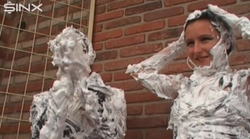 Wet And Messy Shaving Foam Fun Screencap 71 on www.sinx.com