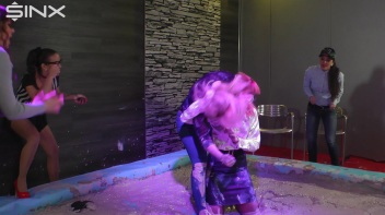 Mud Wrestling Doubles Competition Screencap 28 on www.sinx.com