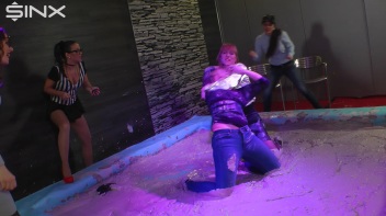 Mud Wrestling Doubles Competition Screencap 30 on www.sinx.com