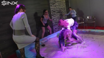 Mud Wrestling Doubles Competition Screencap 33 on www.sinx.com