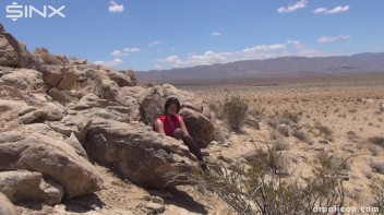 Handcuffed Hottie Is Ballgagged And Drools Over Herself Screencap 20 on www.sinx.com