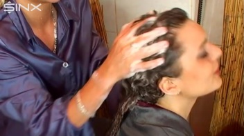 Hot Brunette Gets Her Hair Lathered In Shower Screencap 38 on www.sinx.com