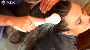 Hot Brunette Gets Her Hair Lathered In Shower Screencap 61 on www.sinx.com