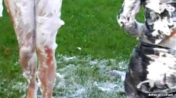 Shaving Cream Attack! Screencap 51 on www.sinx.com