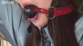 Ball Gagged Babe Drools Down Herself Screencap 47 on www.sinx.com