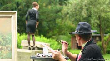 Painting In Piss Screencap 6 on www.sinx.com