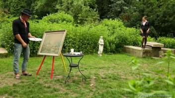 Painting In Piss Screencap 9 on www.sinx.com