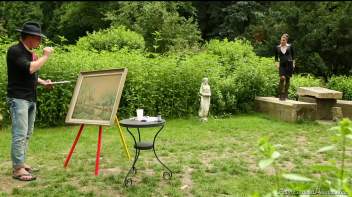 Painting In Piss Screencap 4 on www.sinx.com