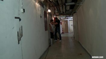 Empty building witnessed MMF threesome Screencap 2 on www.sinx.com