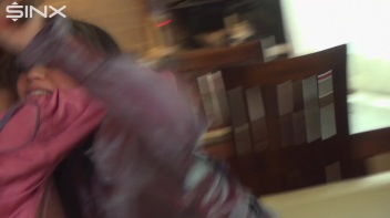 Catfighting Brunette Babes Get Naked Screencap 34 on www.sinx.com