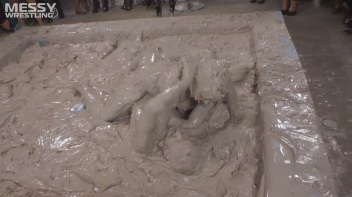 Muddy Wrestling: Fired Up Eurobabes Bring On The Mess - Audience Gets It! Screencap 90 on www.sinx.com