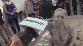 Muddy Wrestling: Fired Up Eurobabes Bring On The Mess - Audience Gets It! Screencap 73 on www.sinx.com
