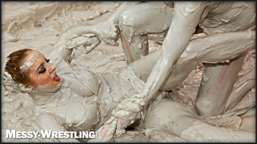 Latest deal - Messy Wrestling Extra: Pony-Tailed Power Session In Mud Covers Them All In Crud! 4 Fights! Action-Cam Only!