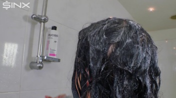 Raven Haired Babe Shampoos And Lathers Up Screencap 54 on www.sinx.com