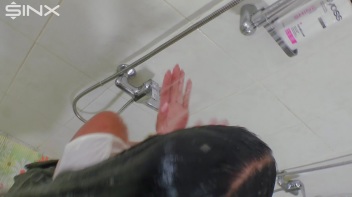 Raven Haired Babe Shampoos And Lathers Up Screencap 57 on www.sinx.com