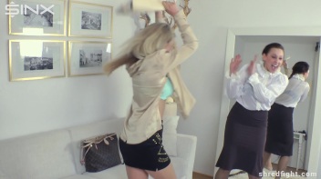 Two Hotties Hair Pulling Catfight - Cam 1 Screencap 26 on www.sinx.com
