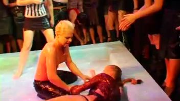 Sharka Blue In a Messy Gel Smackdown Screencap 89 on www.sinx.com