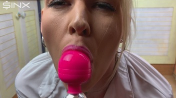 Claudia Macc Enjoys Sex Toys In The Kitchen Screencap 54 on www.sinx.com