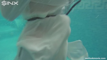 Three Sexy Chicks Go Swimming In Their Clothes Screencap 10 on www.sinx.com