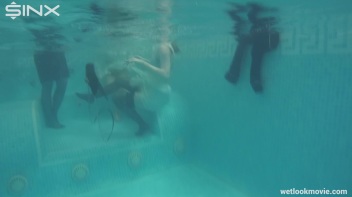 Three Sexy Chicks Go Swimming In Their Clothes Screencap 39 on www.sinx.com