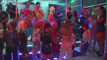 Delicious Double Fuck Face For This Shiny Backstage Slut! Screencap 1 on www.sinx.com