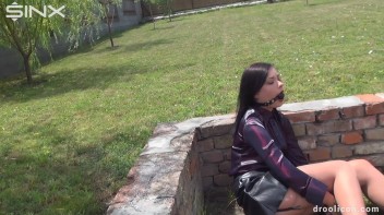 All Tied Up And Drooling Screencap 1 on www.sinx.com