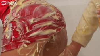 Sploshed Babes Get Smeared With Puddings Screencap 33 on www.sinx.com
