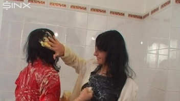Sploshed Babes Get Smeared With Puddings Screencap 66 on www.sinx.com