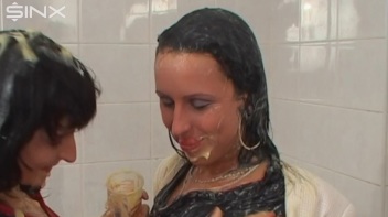 Sploshed Babes Get Smeared With Puddings Screencap 73 on www.sinx.com