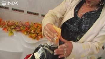 Sploshed Babes Get Smeared With Puddings Screencap 75 on www.sinx.com