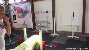 Hot Bodied Brunette Gets Her Workout On Screencap 66 on www.sinx.com