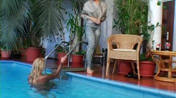 Shiny Skirts and Blouses Soaked With Water Screencap 87 on www.sinx.com