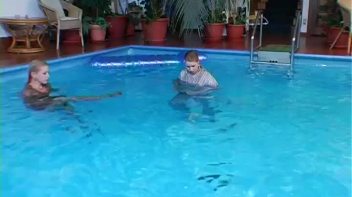 Shiny Skirts and Blouses Soaked With Water Screencap 16 on www.sinx.com