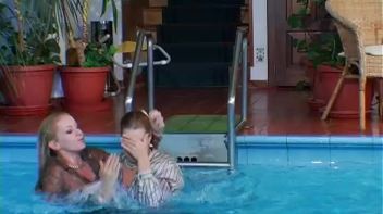 Shiny Skirts and Blouses Soaked With Water Screencap 25 on www.sinx.com