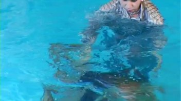 Shiny Skirts and Blouses Soaked With Water Screencap 27 on www.sinx.com