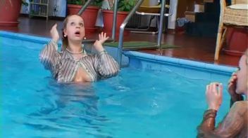 Shiny Skirts and Blouses Soaked With Water Screencap 35 on www.sinx.com