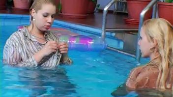 Shiny Skirts and Blouses Soaked With Water Screencap 68 on www.sinx.com