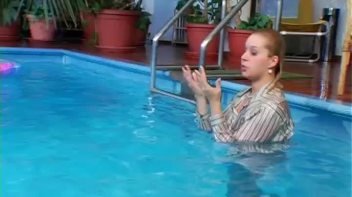 Shiny Skirts and Blouses Soaked With Water Screencap 70 on www.sinx.com