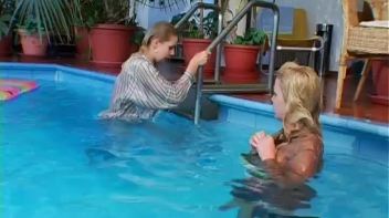 Shiny Skirts and Blouses Soaked With Water Screencap 75 on www.sinx.com