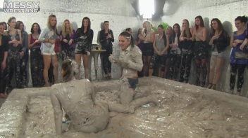 Muddy Wrestling: Shiny Tag-Teamers Tear It Up In The Mud! Screencap 17 on www.sinx.com