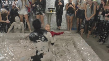 Muddy Wrestling: Shiny Tag-Teamers Tear It Up In The Mud! Screencap 26 on www.sinx.com