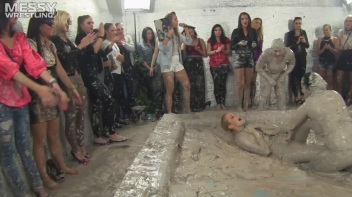 Muddy Wrestling: Shiny Tag-Teamers Tear It Up In The Mud! Screencap 47 on www.sinx.com